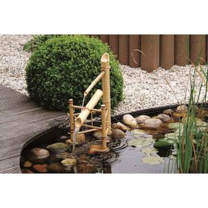 Fontaine de Jardin Bamboo basculante