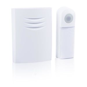 BYRON Carillon portable avec bouton sans fil portée 75 m B401E
