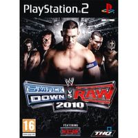 PLAYSTATION 2 WWE SMACKDOWN VS RAW 2010 / JEU CONSOLE PS2