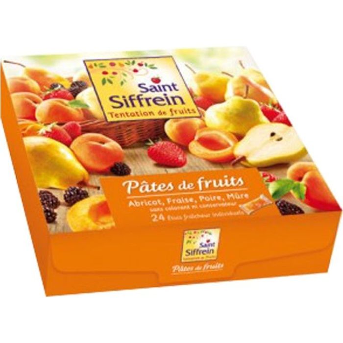 SAINT SIFFREIN Pâtes de fruit 4 fruits Achat / Vente pâte de