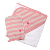 SORTIE DE BAIN PETIT BATEAU Parure de bain Rose