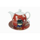 CAFETIERE - THEIERE - CHOCOLATIERE Théière solitaire Kokeshi - rouge