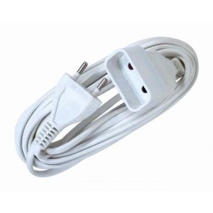 VOLTMAN Rallonge électrique - 6A - 2m - Blanc