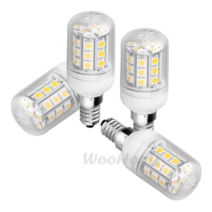 4X E14 Ampoule Lampe Spot 5050 SMD 30 LEDs Blan… Achat / Vente 4X E14