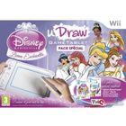 PACK ACCESSOIRES JEUX VIDEO DISNEY PRINCESS + TABLETTE UDRAW / Jeu Wii
