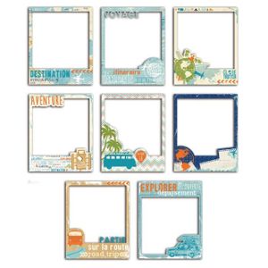 TOGA Lot de 8 polaroids Globe-trotter