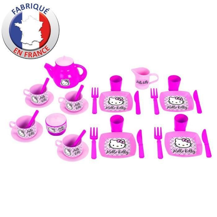 Service à thé Hello Kitty Ecoiffier : King Jouet, Faire comme les grands