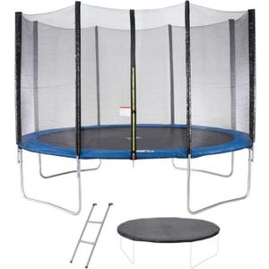 TRAMPOLINE Pack Trampoline 365 cm et accessoires MAXI XXL Ble