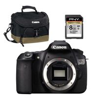 APPAREIL PHOTO NUMERIQUE Canon EOS 60D boîtier nu + sac transport + SD 8Go