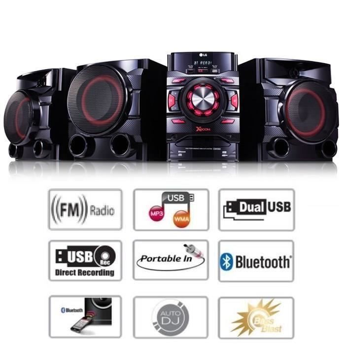 Destockage Lg Cm4560 Chaîne Hifi 700w Bluetooth Usb Radio