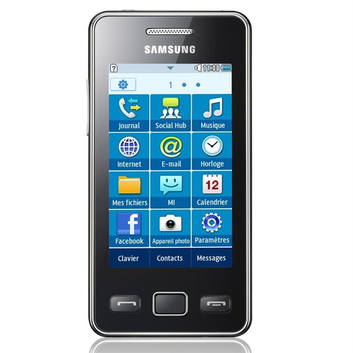 samsung sgh s5260 player city noir téléphone portable, prix pas