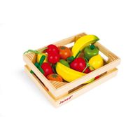 IMITATION PROFESSION-ACTIVITE DE GRANDS Cagette en Bois 12 Fruits