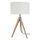 IDUN Lampe à poser scandinave trépied en bois natu