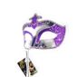 MASQUE - DECOR VISAGE Masque "Carnaval de Venise" violet argenté