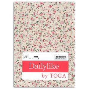 Dailylike Tissu thermocollant A5 - fleurs rose bleu