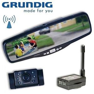 GRUNDIG Rétroviseur avec Caméra de Recul Sans Fil