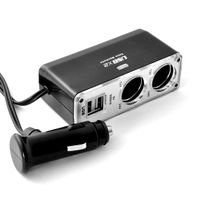 CHARGEUR SOLAIRE - CHARGEUR ALLUME CIGARE Hub chargeur de voiture USB