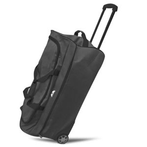 KINSTON Sac de Voyage Souple 2 Roues 71 cm Noir