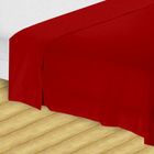 DRAP - DRAP HOUSSE  Drap plat 180x290cm rouge