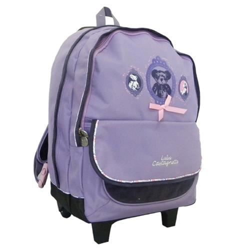 Grand Sac à dos à roulettes Lulu Castagnette Mauve - Grand Sac à ... Grand Sac à dos à roulettes Lulu Castagnette Mauve - Grand Sac à ...