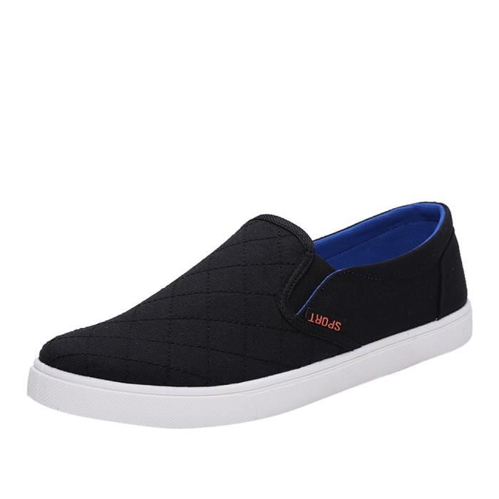 Slipon Homme Garçon Paresseux Casual Couleur Pure Sport Jointif Plate