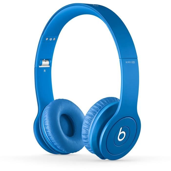 Casque Beats by Dr Dre Solo HD Blue Bleu casque écouteur, avis