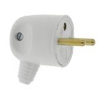 COFFRET ELECTRIQUE - MATERIEL ELECTRIQUE  Fiche male 16A 2P+T en plastique couleur blanc
