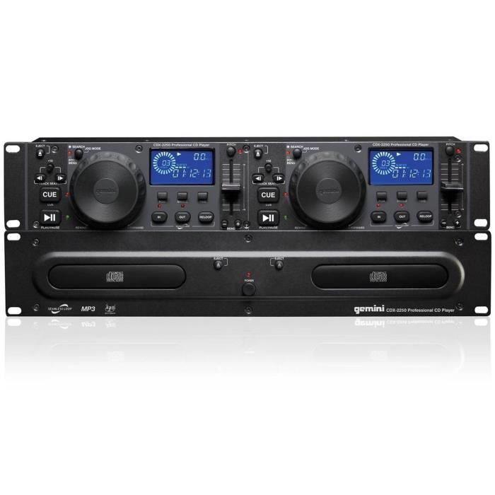 GEMINI CDX-2250 Double Lecteur CD MP3 - Achat / Vente ...