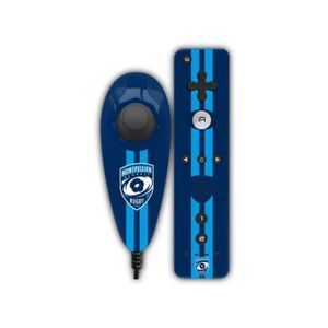 Subsonic SA5325-5 Manette pour console Nintendo WII / Wii U - Licence officielle MHR - Montpellier Herault Rugby