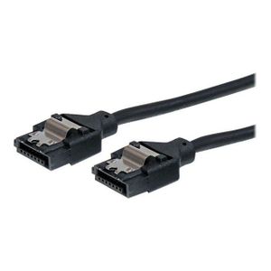 STARTECH Câble Serial-ATA rond avec verrouillage de 60 cm - Cordon SATA vers SATA - 6 Gb/s
