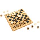 JEU DE PLATEAU  Jeu d'échecs en bois 15x15 cm