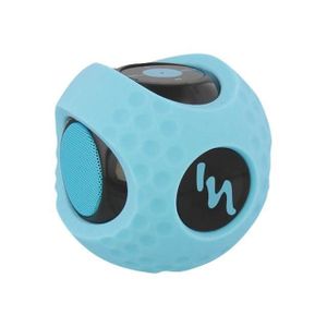 Enceinte Bluetooth 3 Watts RMS avec coque antichoc ! Profitez de votre playlist dans toutes les conditions, seul ou en sports c...