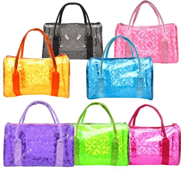 Sac de Plage Transparent Green étanche Sac à Main Stockage Green Achat / Vente panier sac de