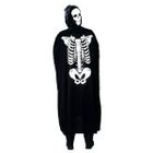 DEGUISEMENT-PANOPLIE Déguisement Adulte Cape Dos Squelette + Capuche
