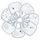 TROIS KILOS SEPT Lot de 7 bavoirs - P'tit nuage