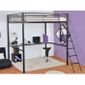 LIT COMBINE - LIT MEZZANINE Lit Mezzanine Avec Tablette Bureau couchage Nessa