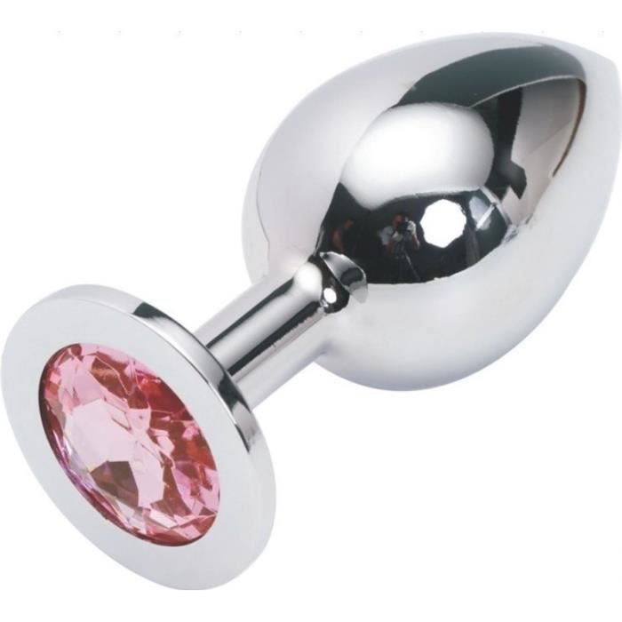 BIJOU INTIME ROSEBUD PLUG ANAL STRASS SM LOVE SEXTOY Taille XXL Couleur Rose Achat Vente