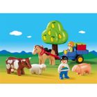 UNIVERS MINIATURE COMPLET Playmobil Enfants Charrette Animaux