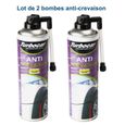 BOMBE ANTI-CREVAISON Lot de 2 bombes anti crevaison 500ml