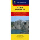 TOURISMES / VOYAGES SYRIE, LIBAN (CARTE CARTOGRAPHIA