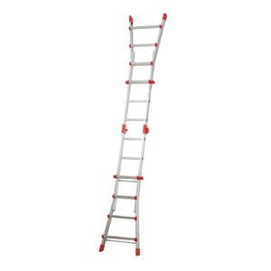 HAILO Echelle télescopique 4x4 échelons