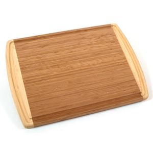 TOTALLY BAMBOO BICOLORE Planche ? viandes rainurée BA201250 45x32 cm beige