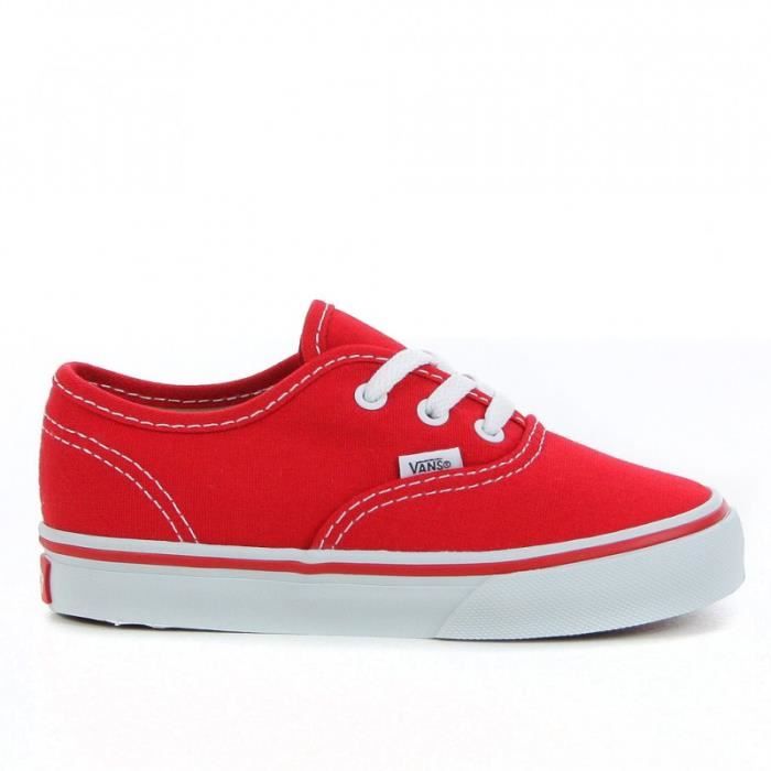 vans rouge bebe