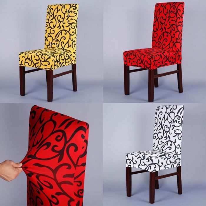 housse de chaise de salle a manger