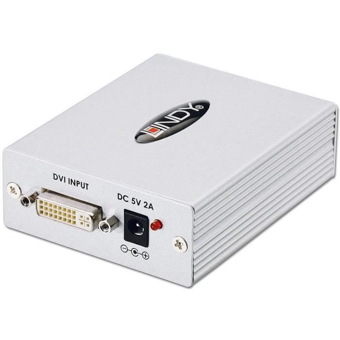 Adaptateur DVI Vers VGA FOINNEX - Convertisseur 1080p - Pour PC, Moniteurs Anciens, TV