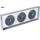 HORLOGE MICKEY Horloge miroir 3 cadrans Gris