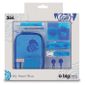  PACK COULEUR BLEU 8 ELEMENTS POUR 3 DS