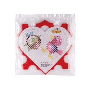 HAMA Sachet de 1 plaque coeur 1 cadre + 2 mod?les