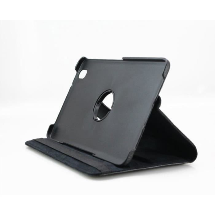 Etui rotatif pour Samsung Galaxy Tab Pro 8.4 T320 noir de marque