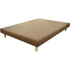  Sommiers Tapissiers 2x80x200cm Brun COLORLATT